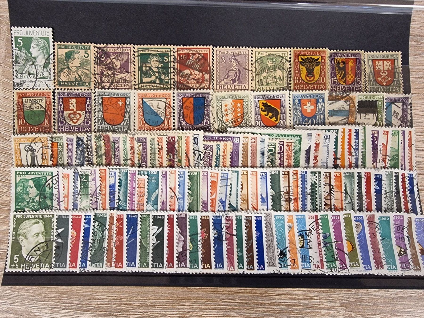 Alle Briefmarken: PJ-Lot 1913 - 1955  - Kat. 851.00! – Gebraucht aus Buchen von Jonny58 1