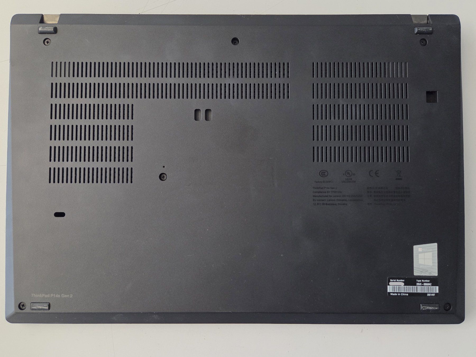 Lenovo Notebook: Lenovo ThinkPad P14s Gen 2 – Difettoso da Bremgarten AG venduto da joker_eat_world 5