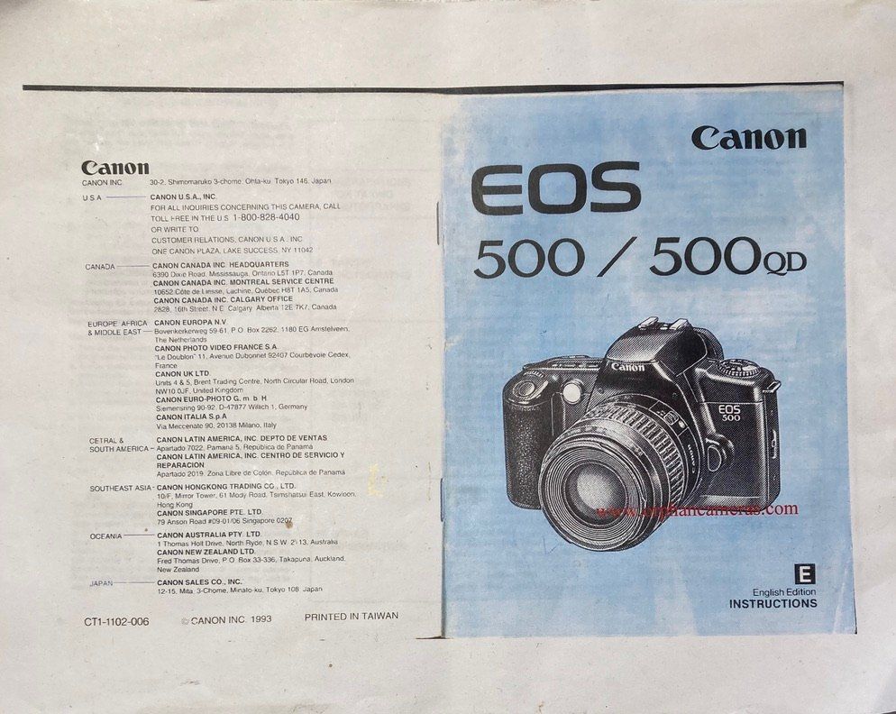Canon Fotocamera: Canon Spiegelreflex-Camera EOS 500 – Usato da Reichenbach i. K. venduto da qqi_bkf9 8