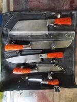 Damast chef knives set