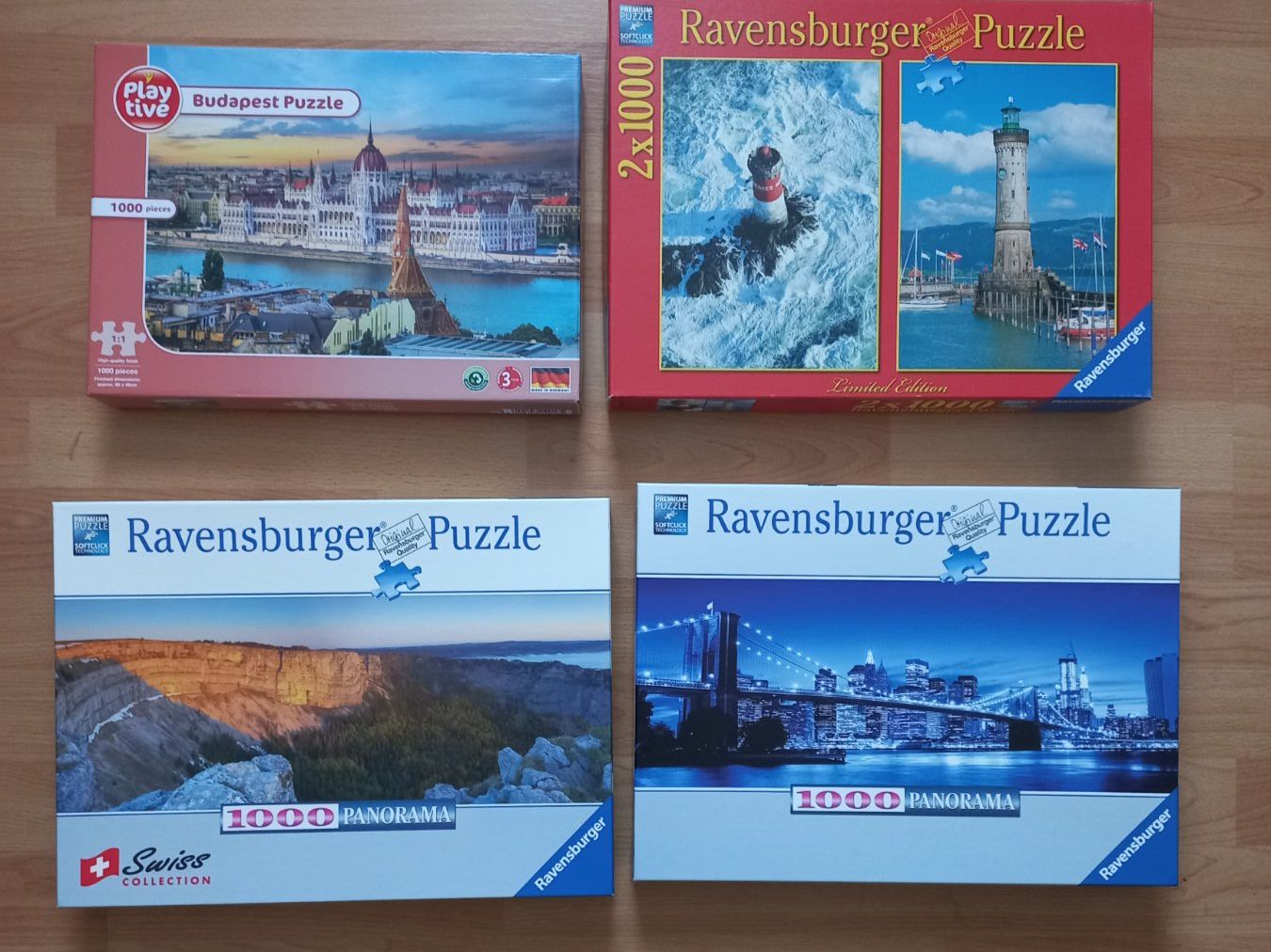 Puzzles: Puzzle Set 5x1000 Teile – Gebraucht aus Arbon von rispi89