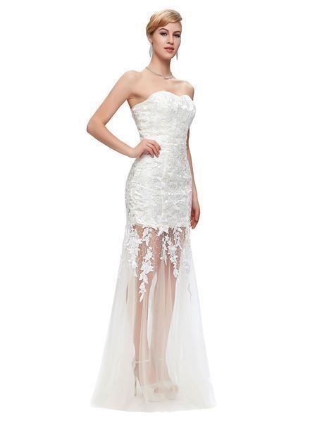 Kleider: Abendkleid Brautkleid Ivory Spitze Gr 44 – Neu und originalverpackt aus turbenthal von lory300zx 1