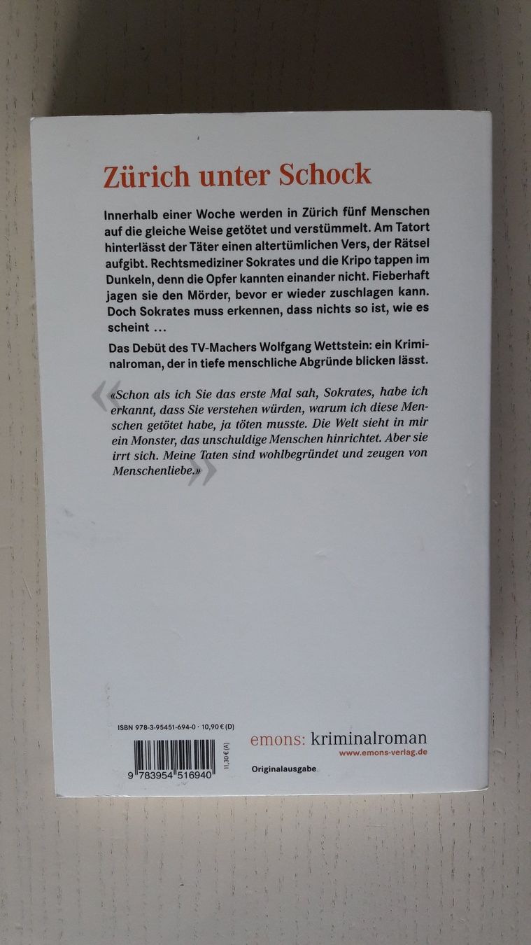Bücher: MÖRDERZEICHEN - Schweizer Krimi. – Gebraucht aus Lenzburg von StevieD 1