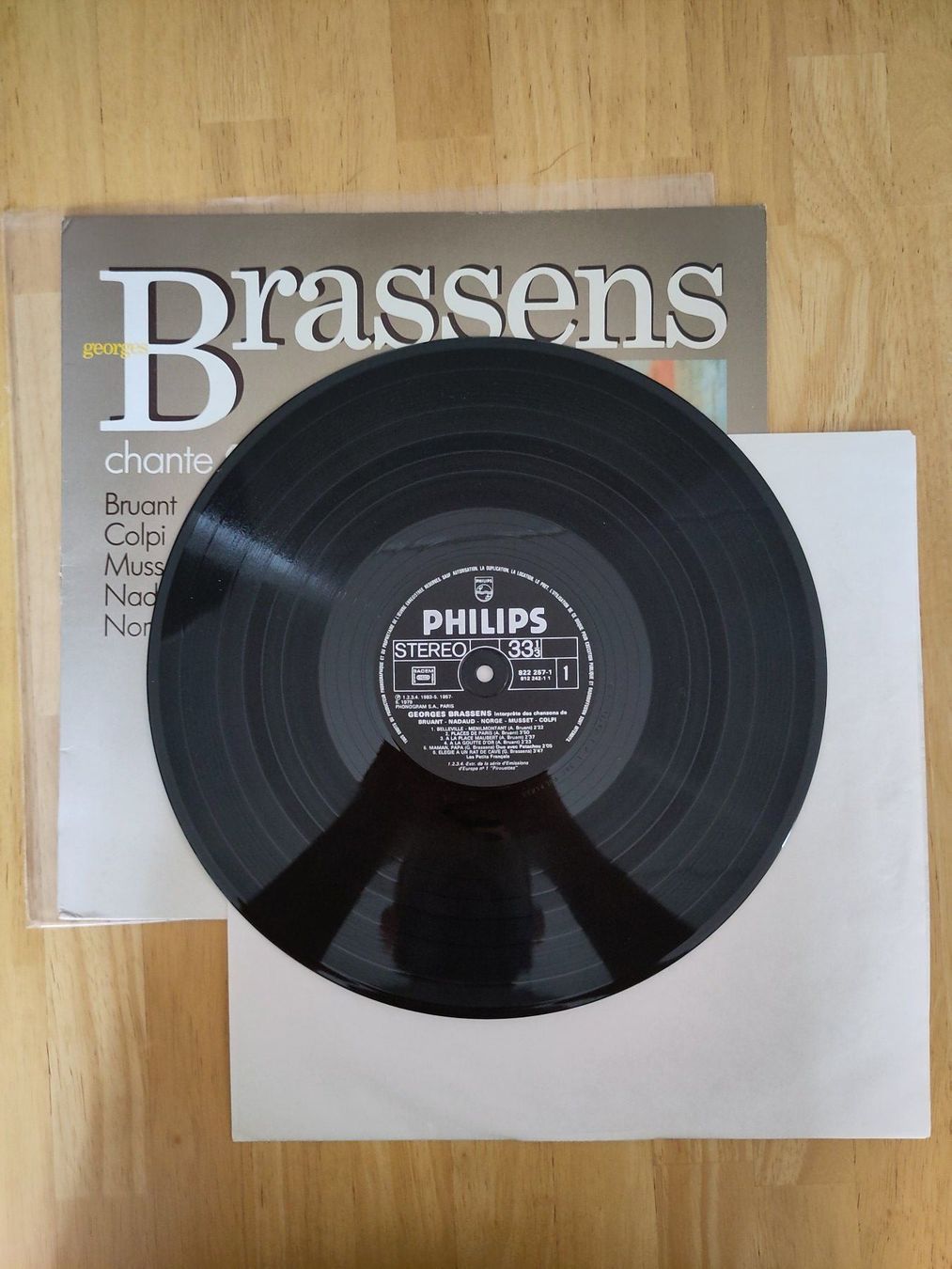 Dischi in vinile: Georges Brassens | "Chante Bruant" | LP – Usato da Lausanne venduto da Otvald 2