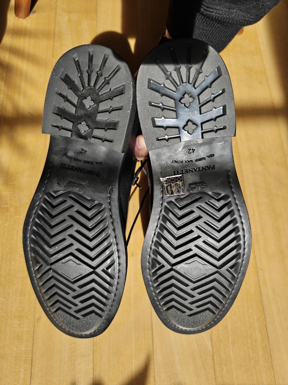 Scarpe da uomo: Pantanetti Lederschnürschuhe, Schwarz, Gr. 42 – Nuovo (secondo la descrizione) da Winterthur venduto da SK1977 3