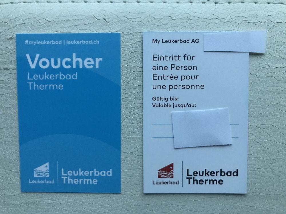 Leukerbad Therme (Neu und originalverpackt) in Avry-devant-Pont für CHF ...