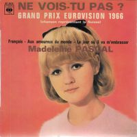 Madeleine Pascal EP - Ne vois-tu pas? (Eurovision 1966)