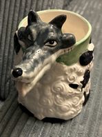 Keramik Tasse Wolf im Schafspelz 1990 London