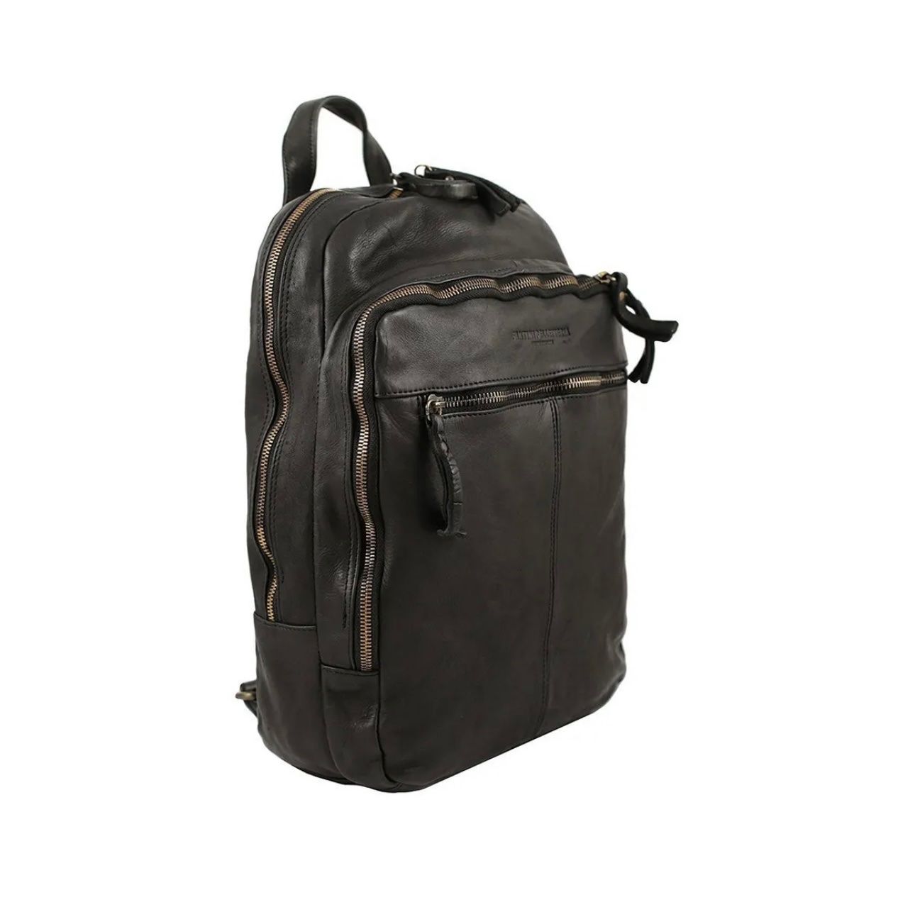 Zaini: Lederrucksack groß Milano - Farbe: Schwarz – Nuovo e nell'imballaggio originale da Wittenbach venduto da WWW.DRILUBAGS.CH 3