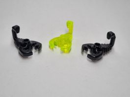 LEGO 3x 30169 Scorpion (2xBlack + 1xTrans-Neon Green)