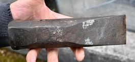 antiker Spalthammer Kopf geschmiedet punzierung AMW 2.3 kg