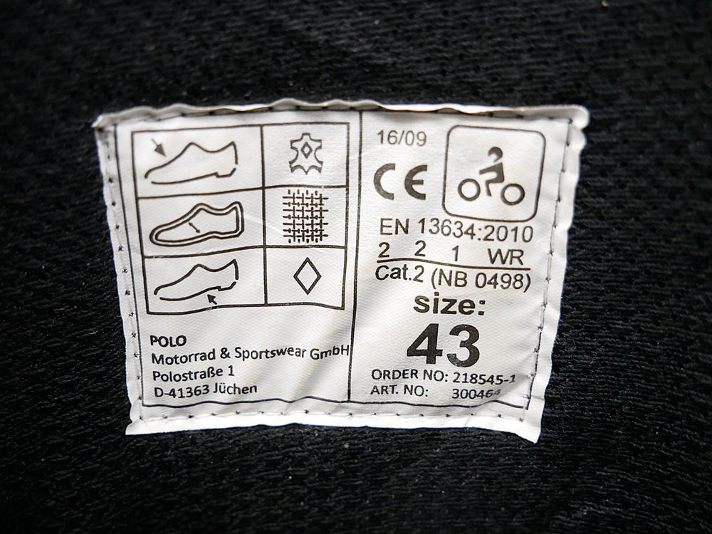 Herrenschuhe: ROAD Motorradstiefel Gr. 43 – Gebraucht aus Winterthur von Restwert_Winterthur 4