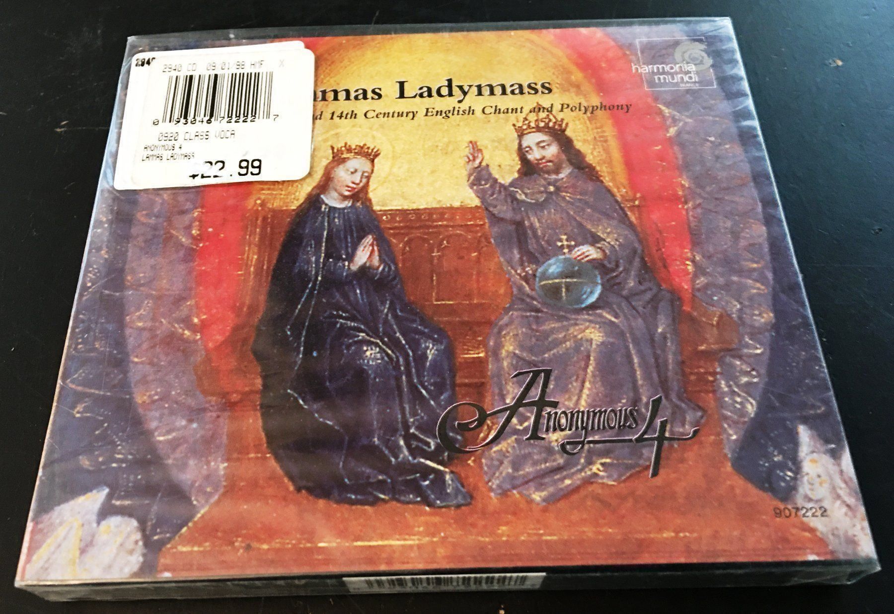 CD: Anonymous 4 – A Lammas Ladymass – Nuovo e nell'imballaggio originale da Oftringen venduto da Vucki