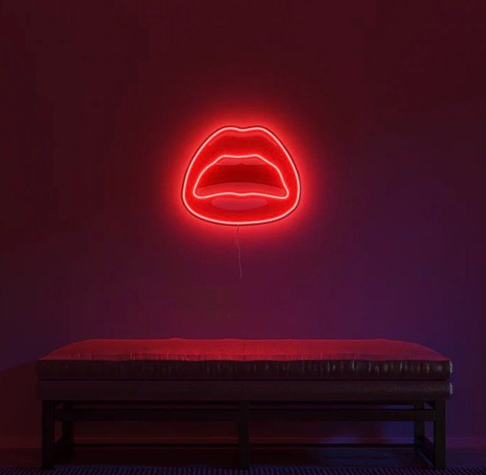 LED NEON 'Red Lips