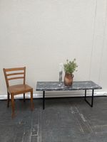 Vintage Kelko Couch Tisch 70ties, Marmorimitat