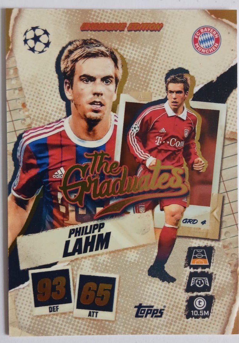 Topps Carte collezionabili: Toops Exklusive Edition The Graduates Philipp Lahm – Nuovo (secondo la descrizione) da Obergösgen venduto da tss_g2bj