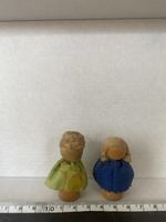 Holzpüppchen Set, Vintage Figuren, Handarbeit