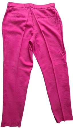Pantalon classique coupe droite Mango – Rose Fuchsia – L