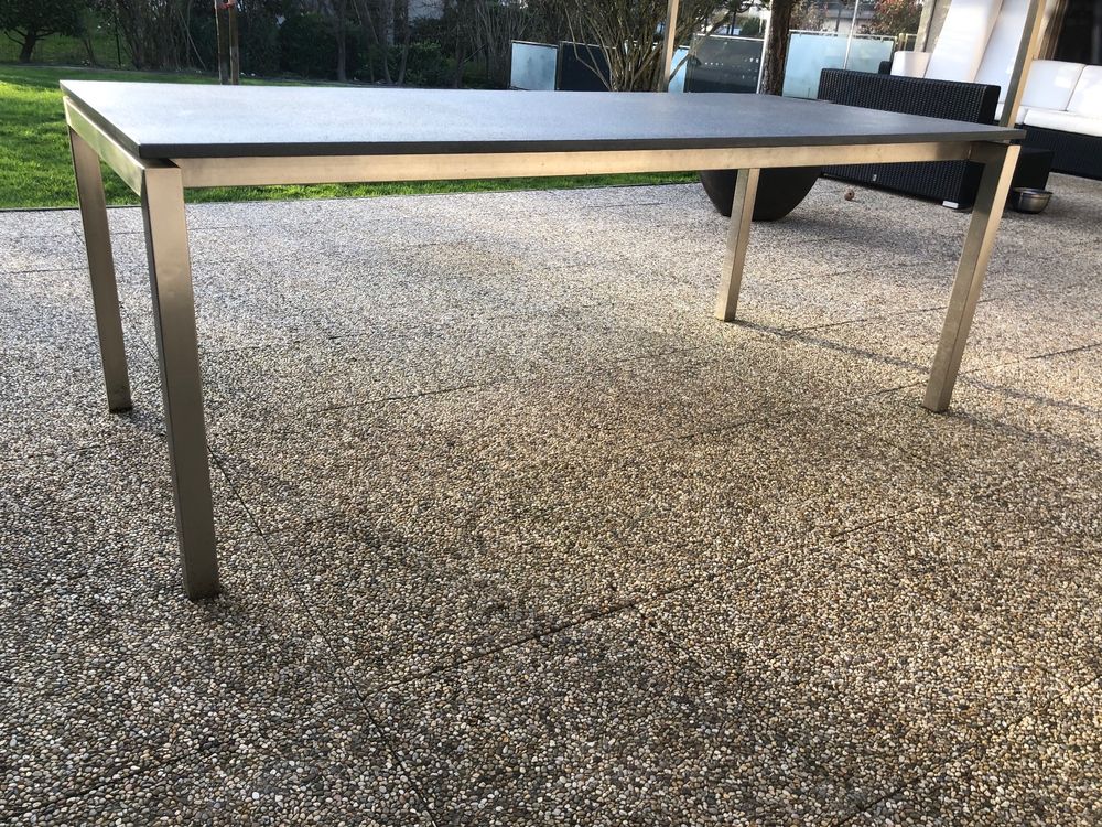 Gartentisch Granit / Edelstahl Kaufen auf Ricardo
