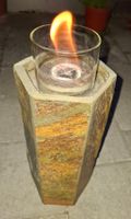 Dekofeuer aus Stein, mit Bio-Ethanolbetrieb