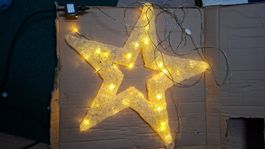 LED Acrylstern warmweiss 60 cm gebraucht guter Zustand