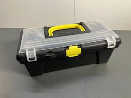 kl. Material Koffer mit div. Inhalt ca. 30x16x12cm H ab 1.-