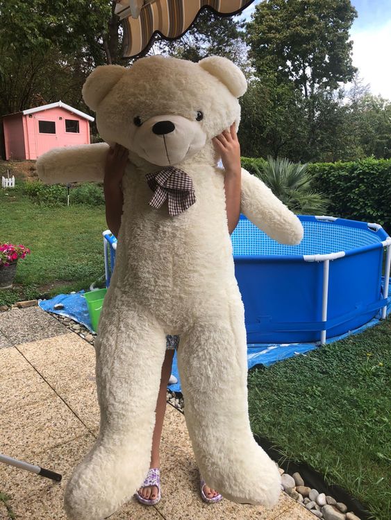 ours en peluche 2 metres