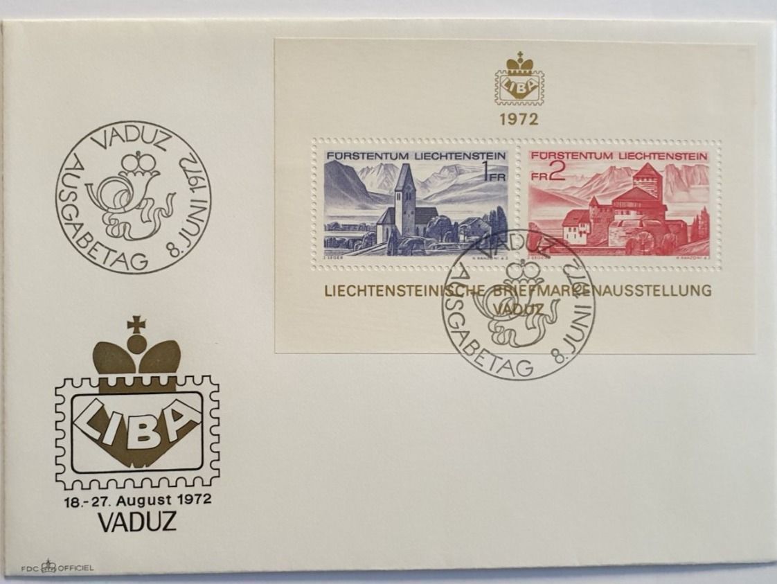 Tutti i francobolli: (8) «Block zur LIBA 1972» – Usato da Schwarzhäusern venduto da Inot3