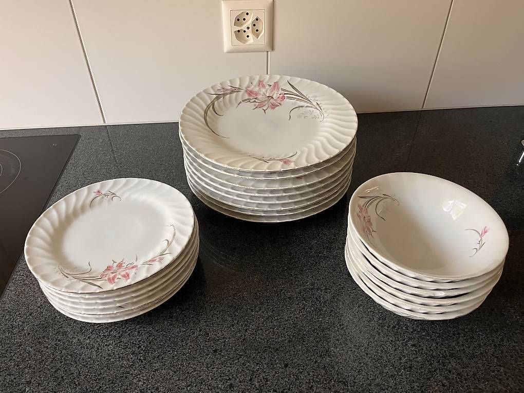 Set di piatti: Porzellan Geschirrset/Tellerset – Usato da Winterthur venduto da nev_zzp5