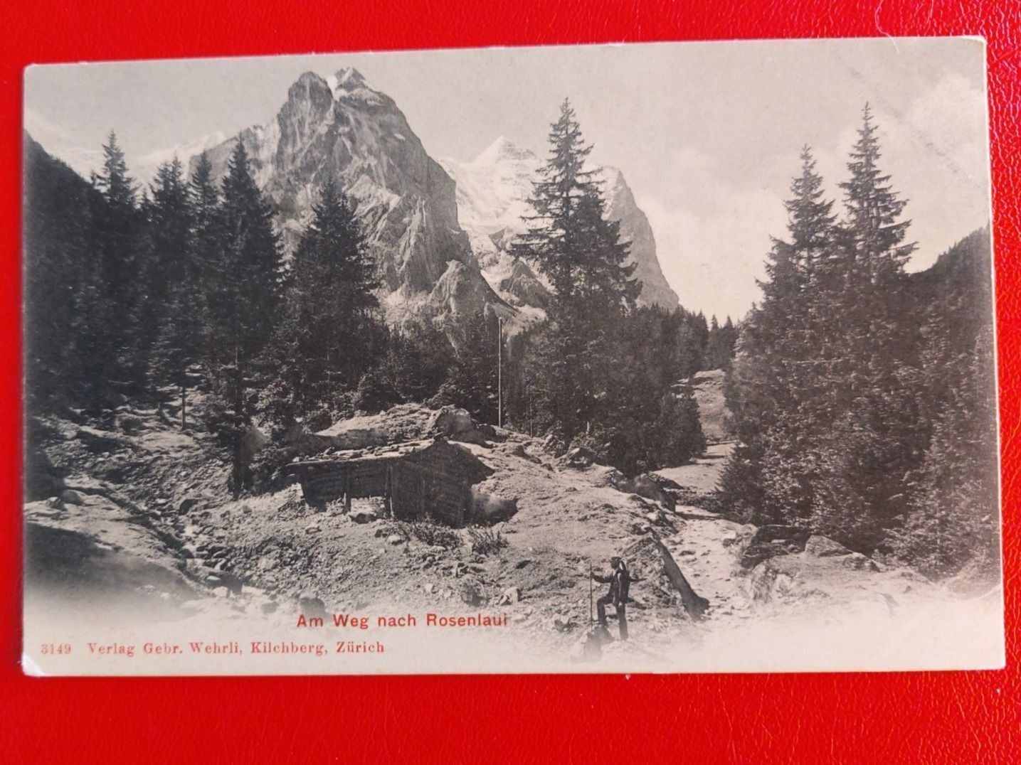 Cartoline postali: Am Weg nach Rosenlaui – Usato da St-Légier-Chiésaz venduto da Theo006