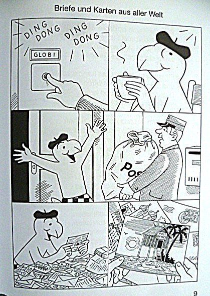 Libri: Globi Buch, Globi bei der Post, schön – Usato da Effretikon venduto da Heimstudio 3