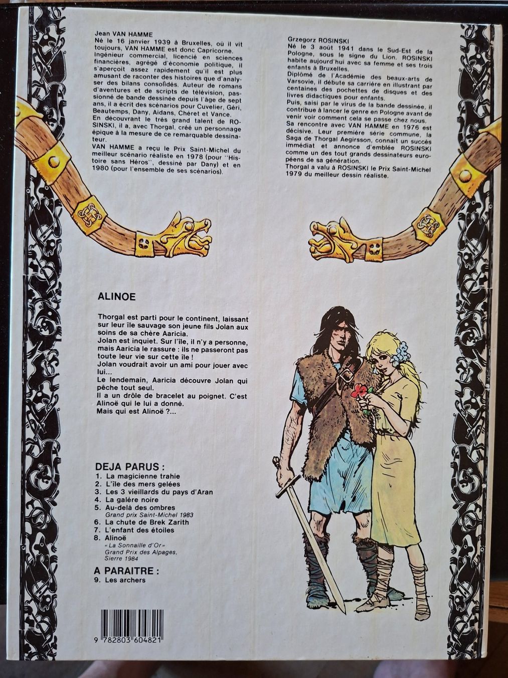 Fumetti: THORGAL N°8 EO Alinoë – Usato da Neuchâtel venduto da skajams 1