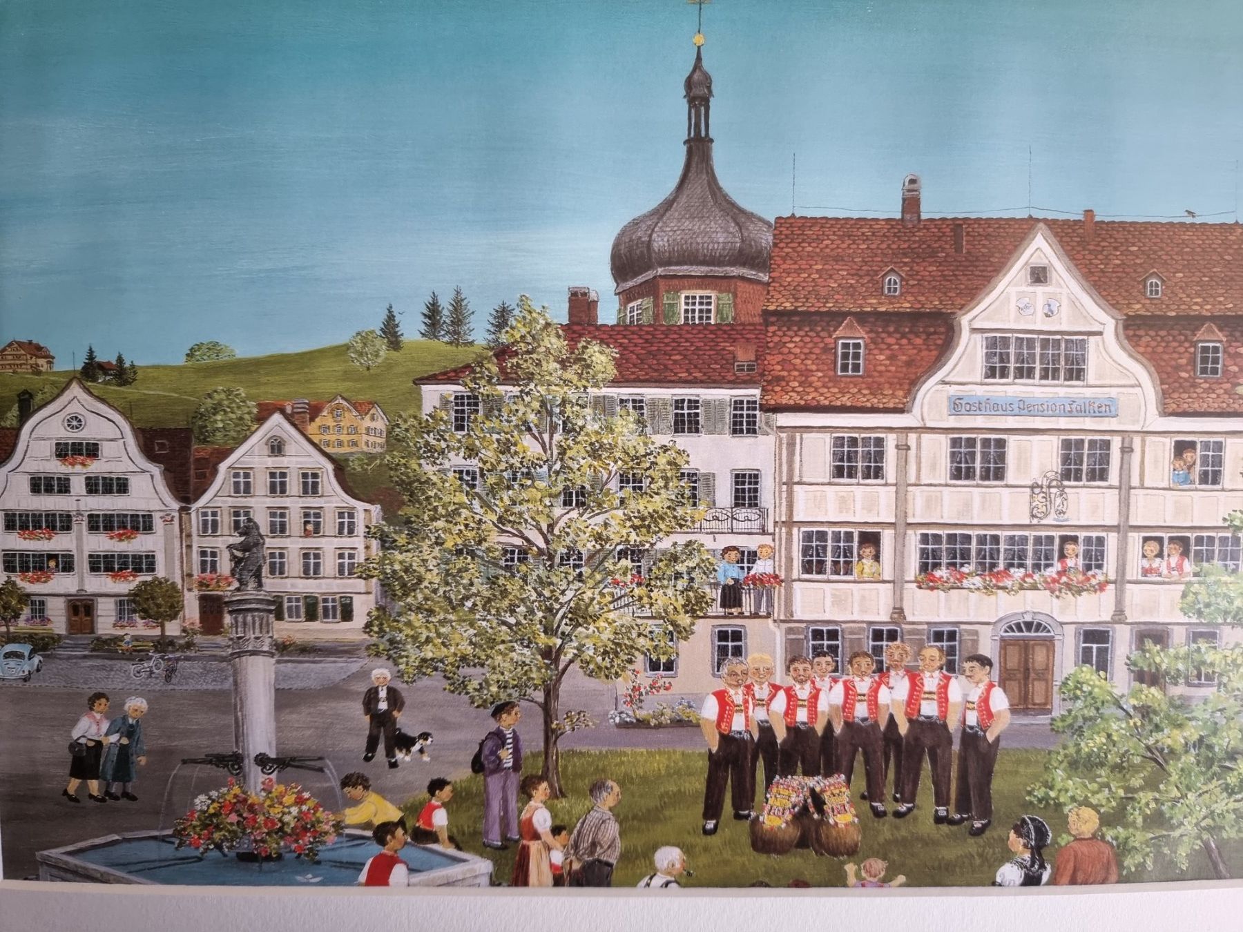 Foto & Immagini: FLÖCKLI DAS GEISSLEIN BILD VON LILLY LANGENEGGER – Usato da Gersau venduto da grafik-kunst 2