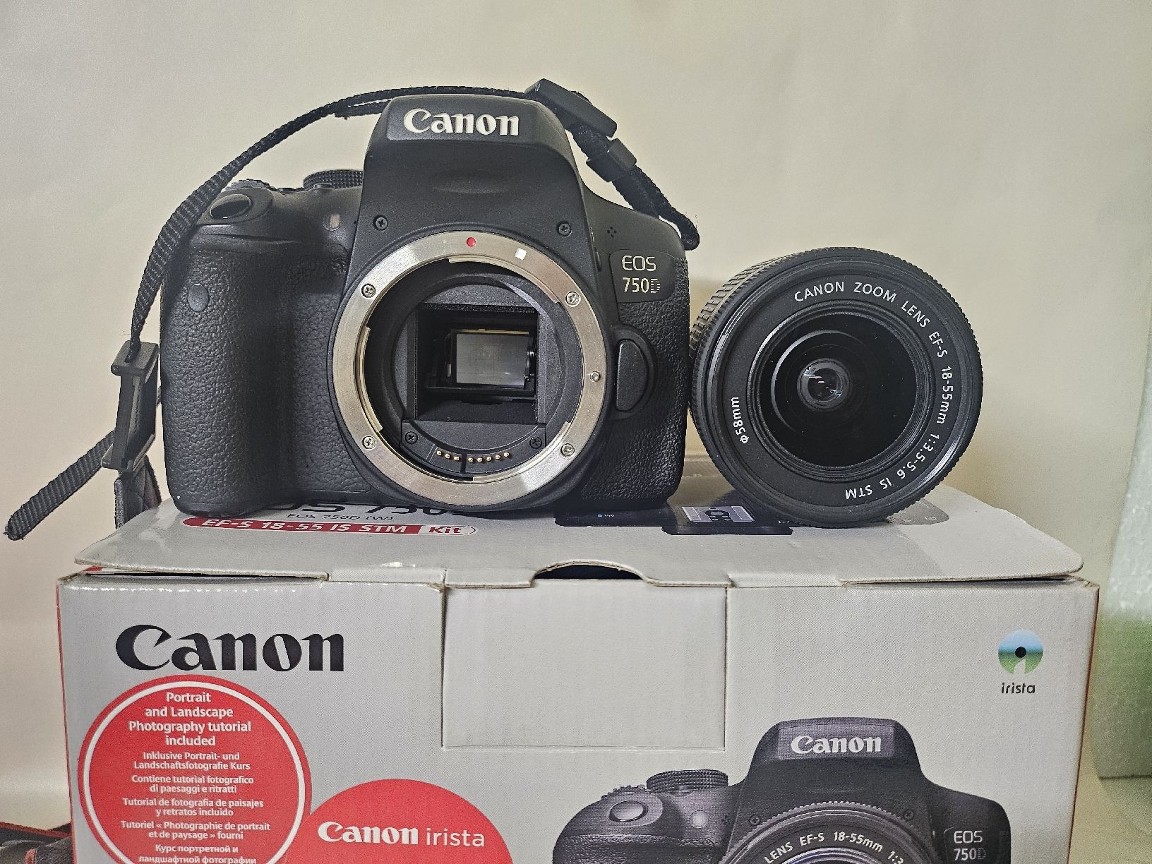 Canon Fotocamera: Canon EOS 750D DSLR Camera Kit w/ 18-55mm  – Usato da Grosswangen venduto da Telepathy 1