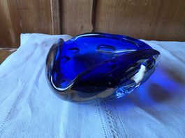 schwerer Glas Klassiker Raucher Aschenbecher 15 cm