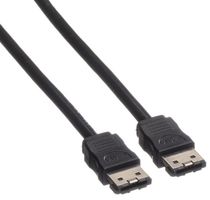 SATA-Kabel eSATA zu eSATA Stecker-Stecker 7 x 7, 1m, NEU
