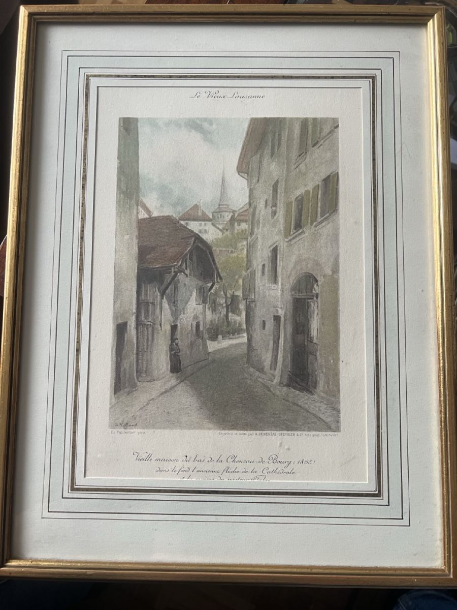 Dipinti: Le Vieux Lausanne - Vue de la Cathédrale – Usato da Prilly venduto da Maurizio_84