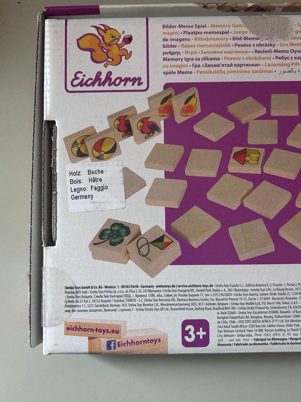 Eichhorn Giochi: Memory in legno della Eichhorn – Usato da Giubiasco venduto da LorisVale 3