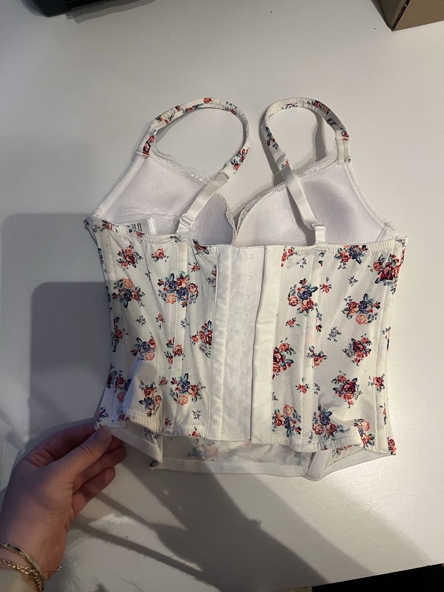 H&M Altra biancheria intima: H&M Corsage Top mit Blumenmuster, Grösse 38 – Nuovo (secondo la descrizione) da Gockhausen venduto da Lali013 1