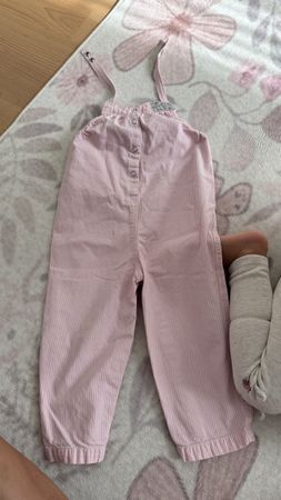 Petit Bateau Overall rosa gestreift Grösse 86 cm
