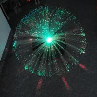 Herrliche 90er Jahre Glasfaserlampe Ufo Space