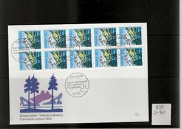 enveloppe FDC 837 carnet 0-94