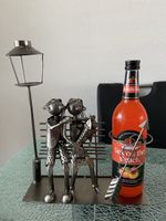Deko Paar mit Laterne & Pfeil, Metallfiguren, Geschenkidee!