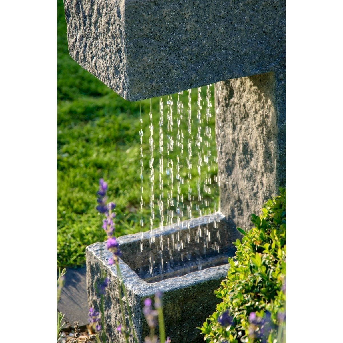 Etangs & Fontaines déco.: DOBAR Polyresin-Brunnen eckig mittelgrau – Neuf avec emballage d'origine à Bottighofen par zaap 5