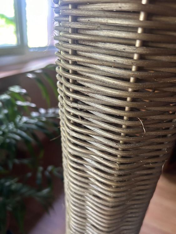 Lampade: Vintage Rattan Stehlampe – Usato da Schaffhausen venduto da amwr 7
