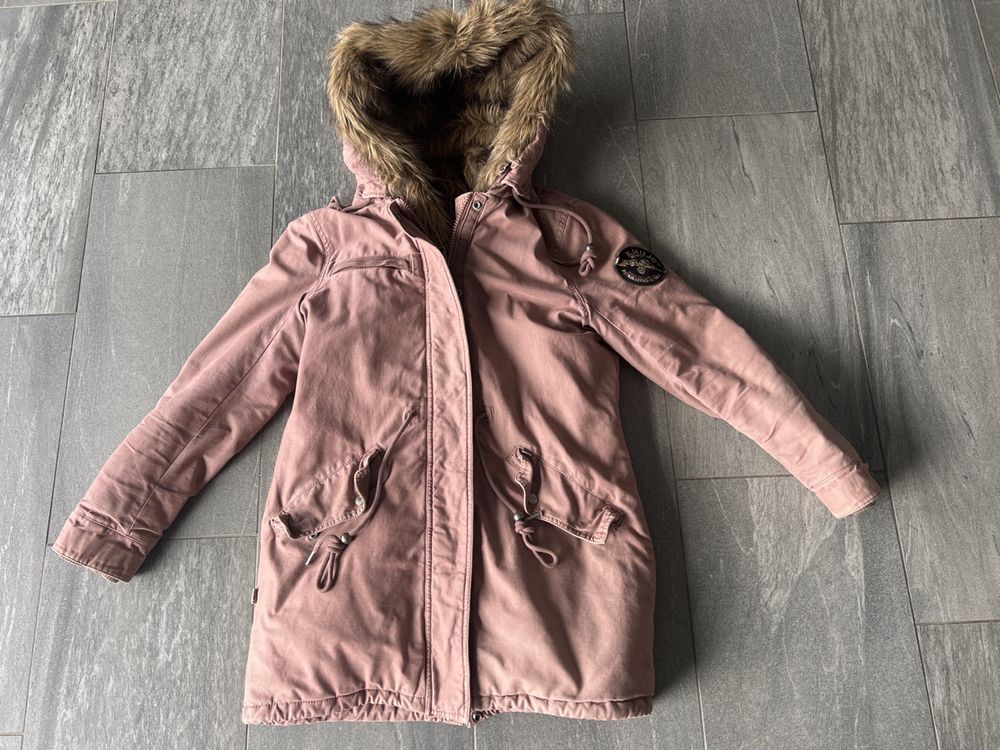 Khujo Wintermantel Damen Rosa Khujo Winterjacke Rosa Khujo