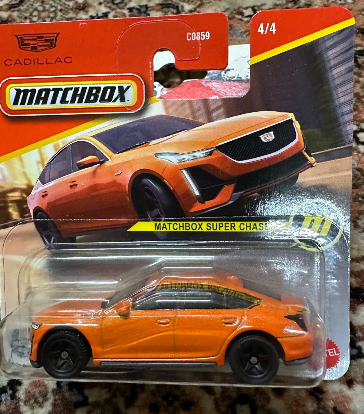 Matchbox Modellini d'auto: Matchbox Super Chase Cadillac CTS-V 2021 – Usato da Bergdietikon venduto da Freili71