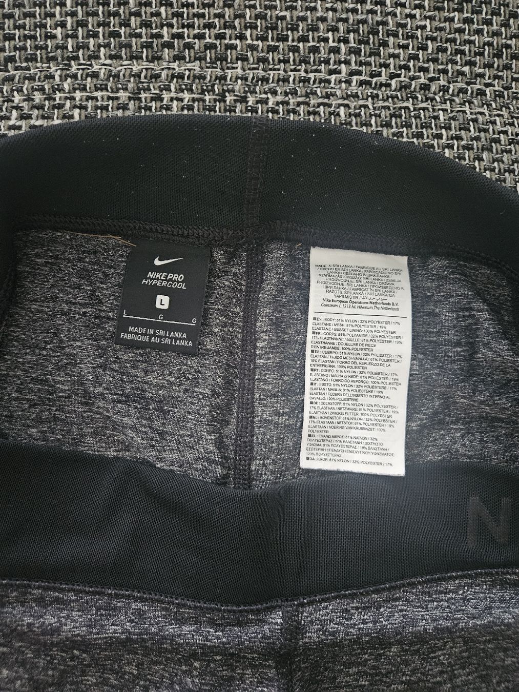 Nike Leggings: Nike Pro Hypercool Leggings grau Gr.L – Gebraucht aus Muri AG von Corina99 1