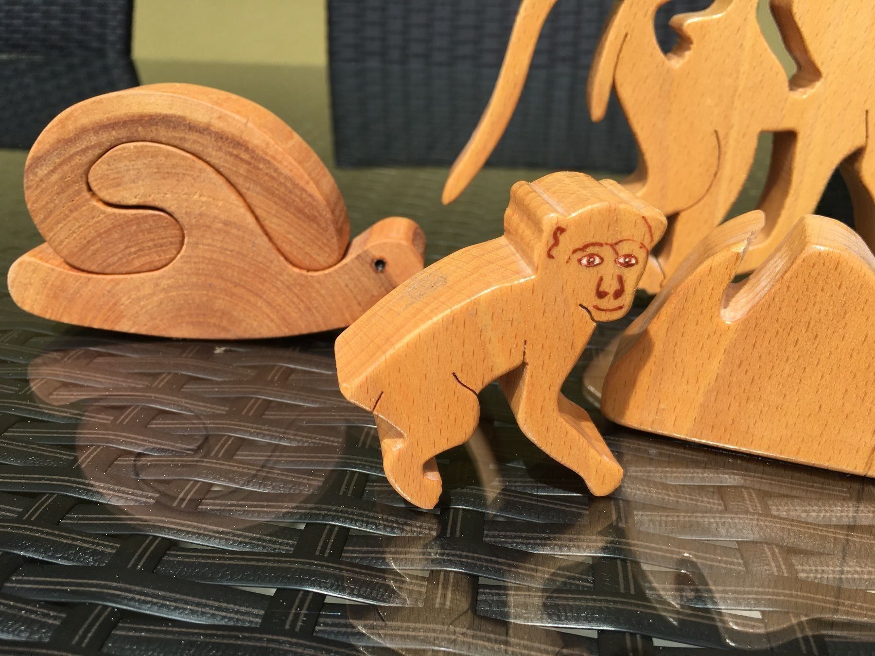 Puzzle: Holzspielzeug Affe Puzzle Weihnachtsgeschenk – Nuovo (secondo la descrizione) da St. Urban venduto da uschi73 3