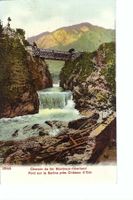 Chemin de fer Montreux-Oberland, Pont sur la Sarine, Saane